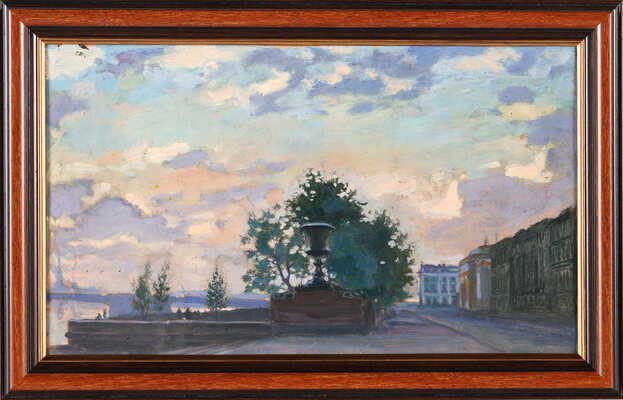 Панкратов Сергей Фёдорович. Вид на Неву